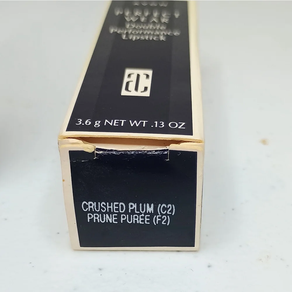 NOS 1998 Avon Perfect Wear Double Performance Lipstick Crushed Plum 3.6g .13oz